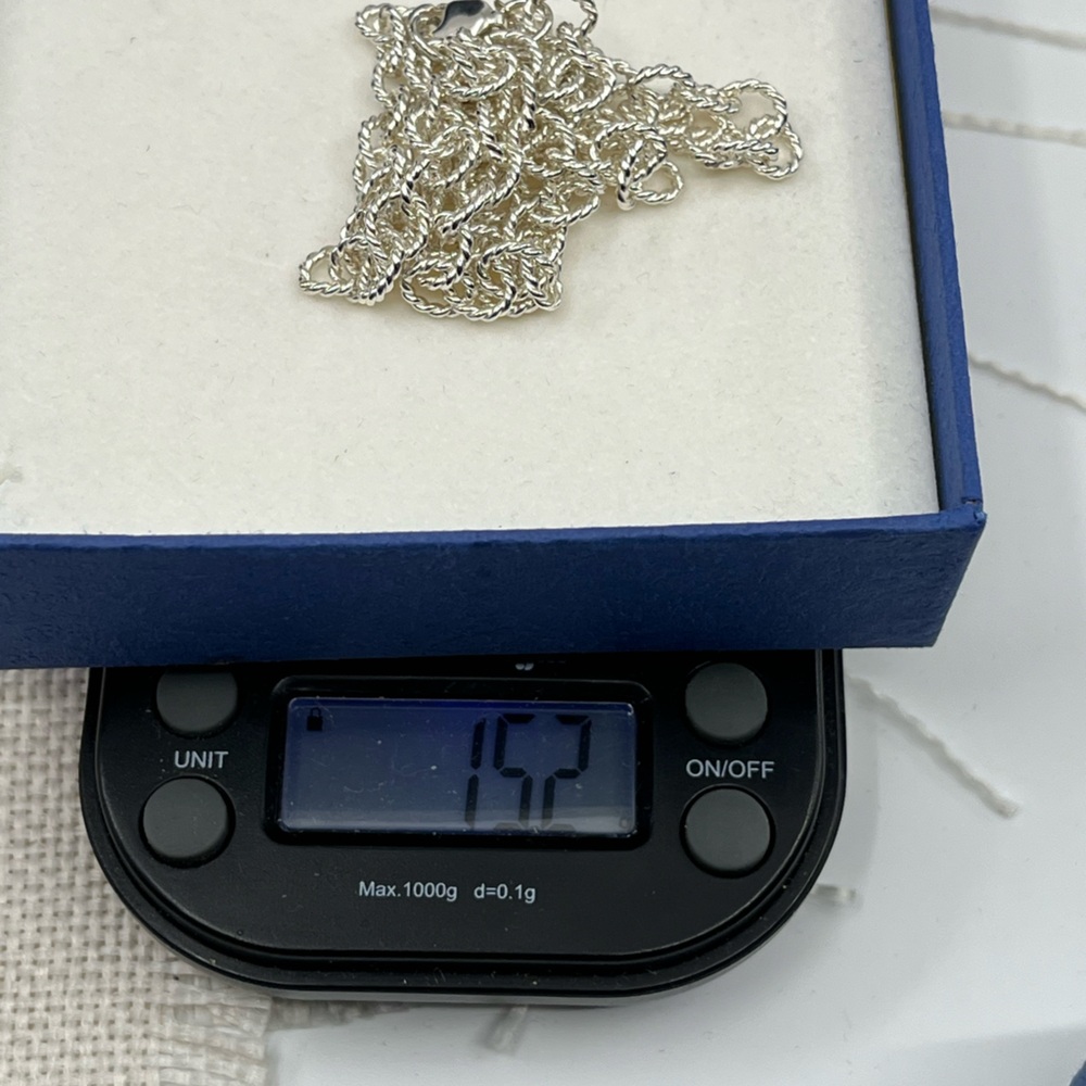 Vintage Piercing Pagoda 925 Sterling Silver 16” Necklace - Picture 15 of 16